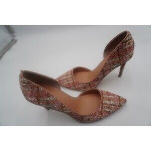 INC Kenjay Pink D'Orsay Pointed Toe Rhinestone Stiletto Dressy Dormal Pumps 8M